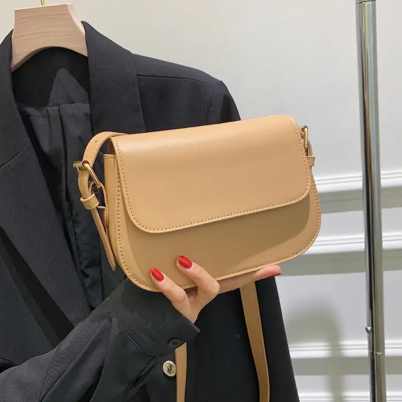 Classic Minimalist Flap Shoulder & Crossbody Bag for Women