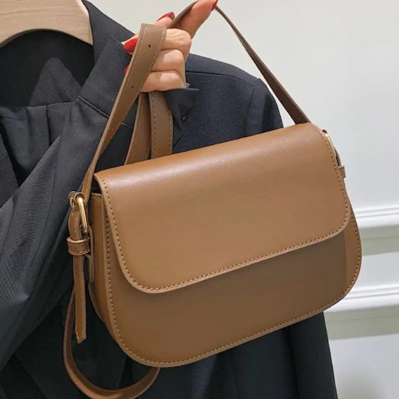 Classic Minimalist Flap Shoulder & Crossbody Bag for Women