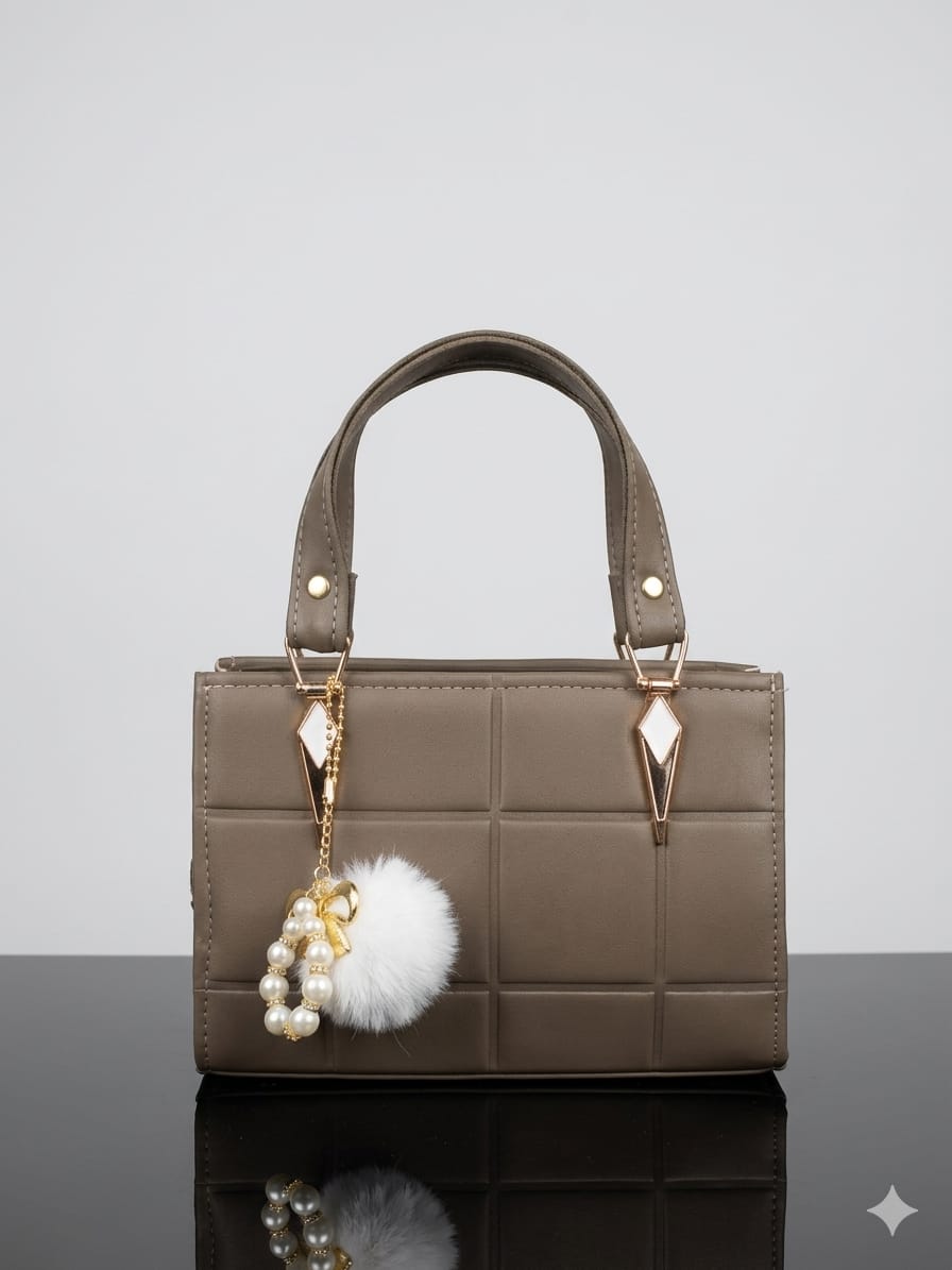 Luxury Square Handbag for Women | Stylish Top Handle Purse