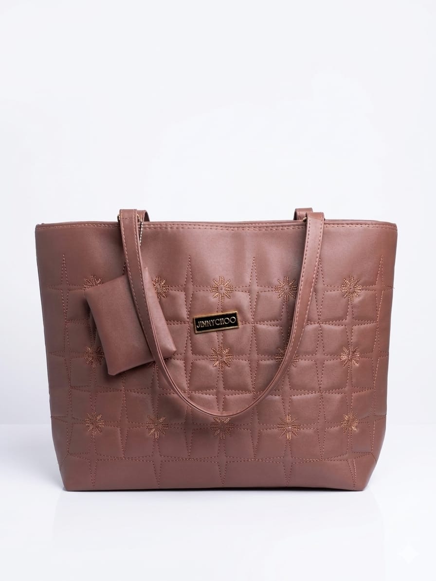 Luxury Quilted Women's Tote Handbag | Premium Leather Shoulder Bag