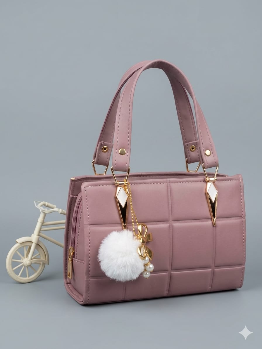 Luxury Square Handbag for Women | Stylish Top Handle Purse